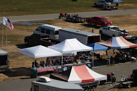 CSBA Day at the Races staging area